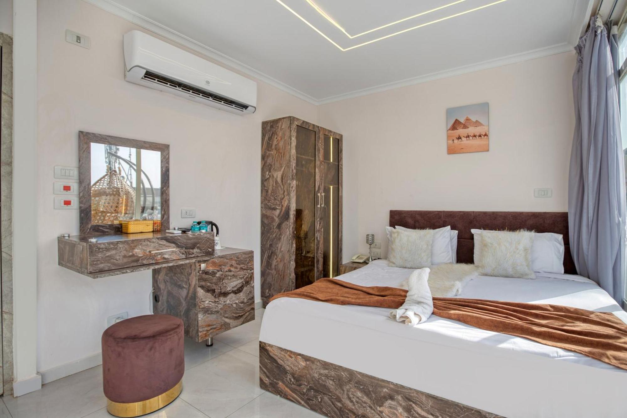 Tree Lounge Pyramids View Inn , Sphinx Giza Kafrat al Jabal ภายนอก รูปภาพ